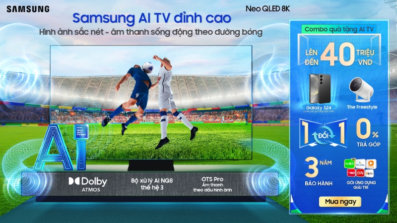 Samsung Tivi hình ảnh sắc nét âm thanh sống động