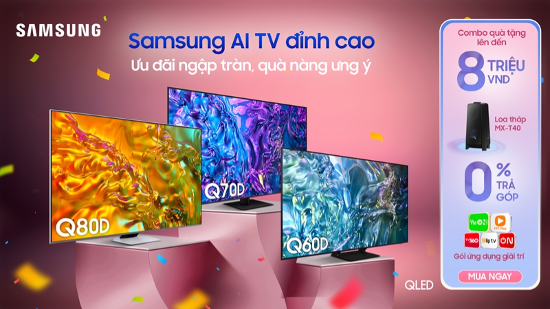 Samsung AI đỉnh cao ưu đãi ngập tràn