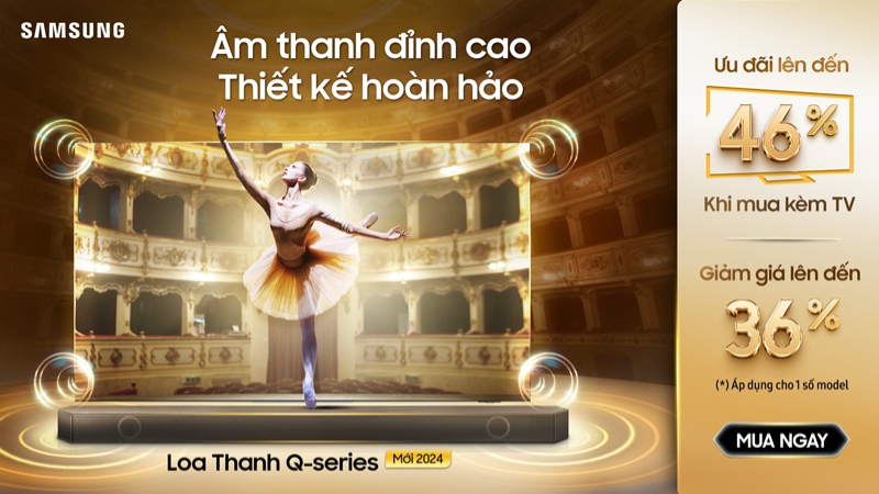 Loa thanh Q-series âm thanh đỉnh thiết kế hoàn hảo