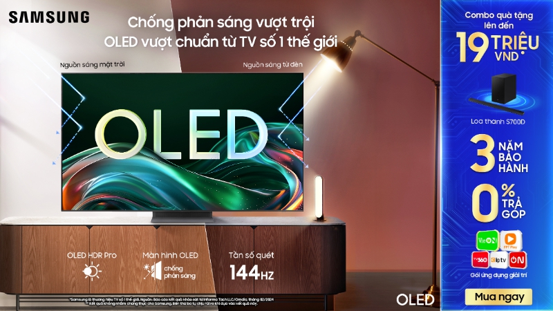 Samsung OLED TIVI số 1 thế giới