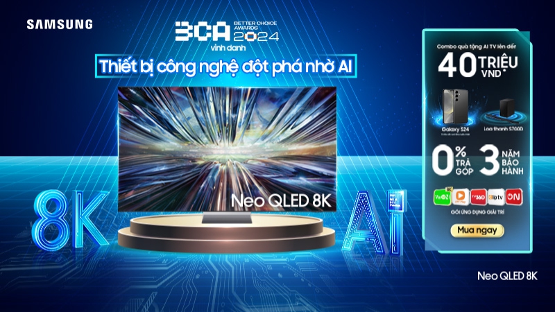 Samsung AI Tivi xứng tầm danh giá