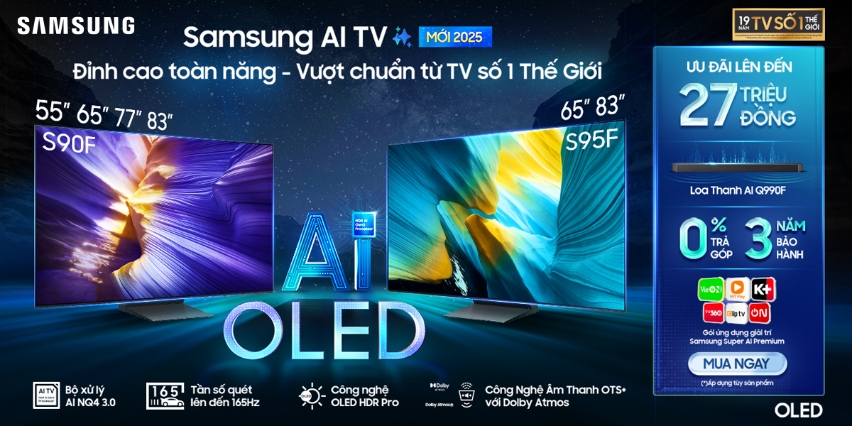 Samsung AI đỉnh cao ưu đãi ngập tràn
