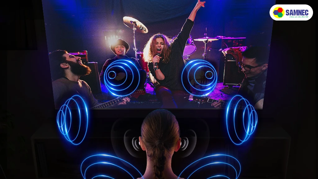 Smart Tivi QLED 4K 55 Inch Samsung QA55Q70DAKXXV - công nghệ âm thanh