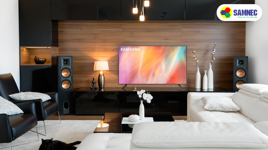 Smart Tivi 4K 43 inch Samsung UA43DU7700KXXV - Thiết kế