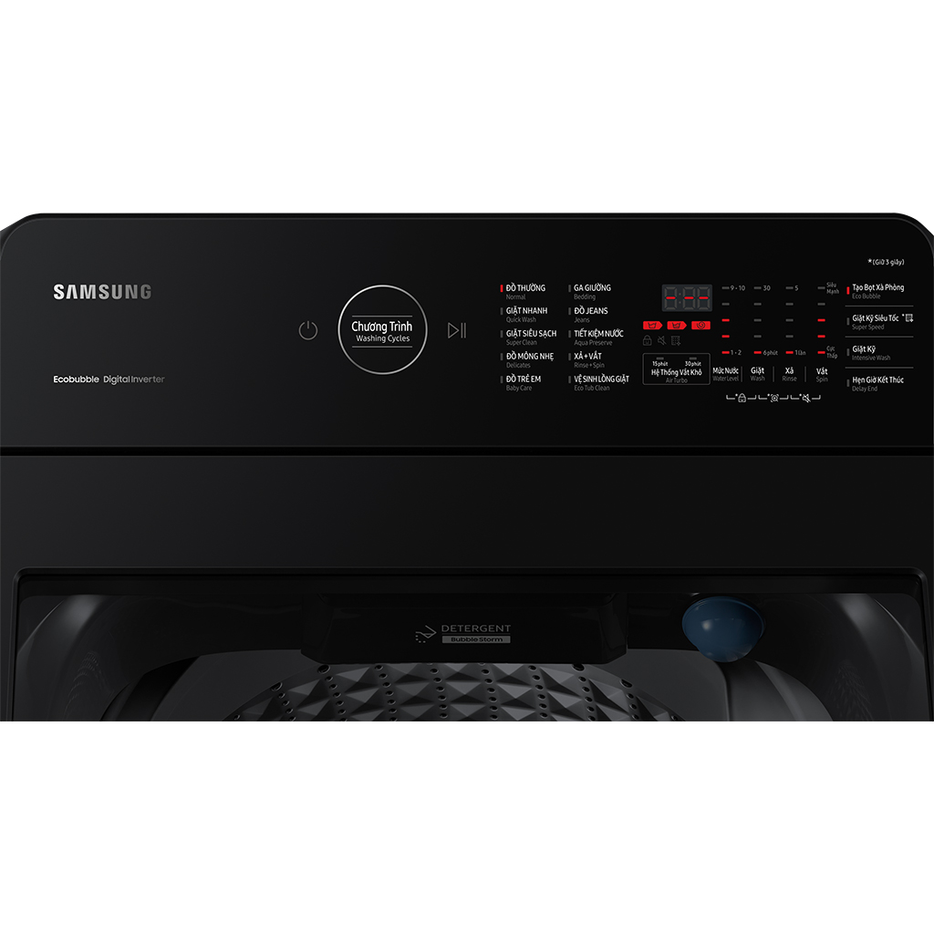 Máy giặt cửa trên Samsung Ecobubble 9,5 kg WA95CG4545BDSV