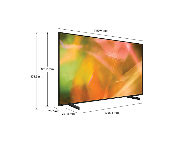 Tivi Samsung 65 inch UHD 4K UA65AU8000KXXV